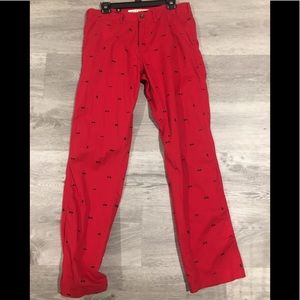 Men’s red pants
